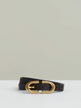 Reiss | Horseshoe Belt in Chocolate