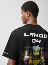 Reiss | McLaren F1 Team Lando-Print T-Shirt Unisex Fit in Black