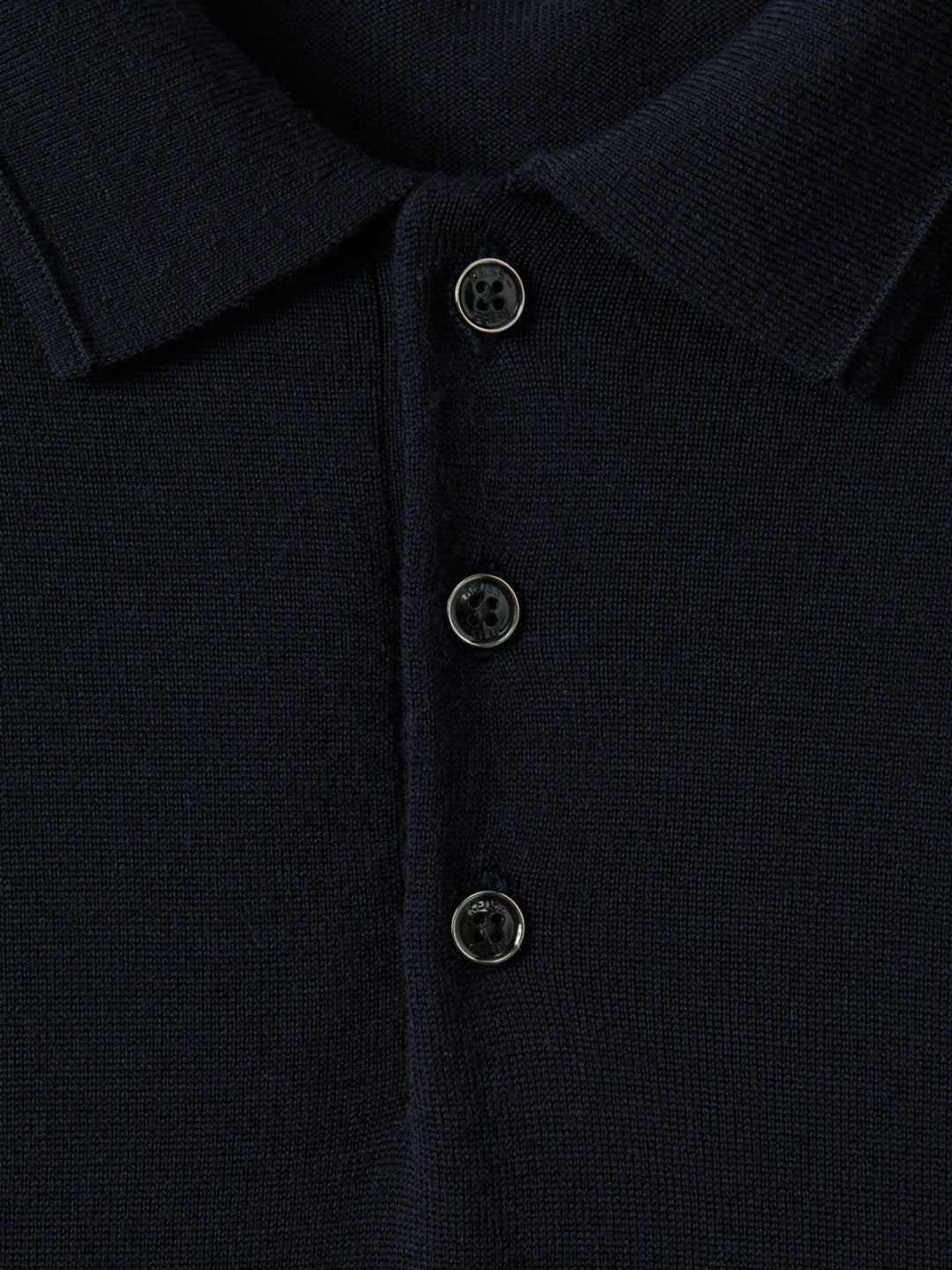 Reiss | Merino Wool Polo Shirt in Navy