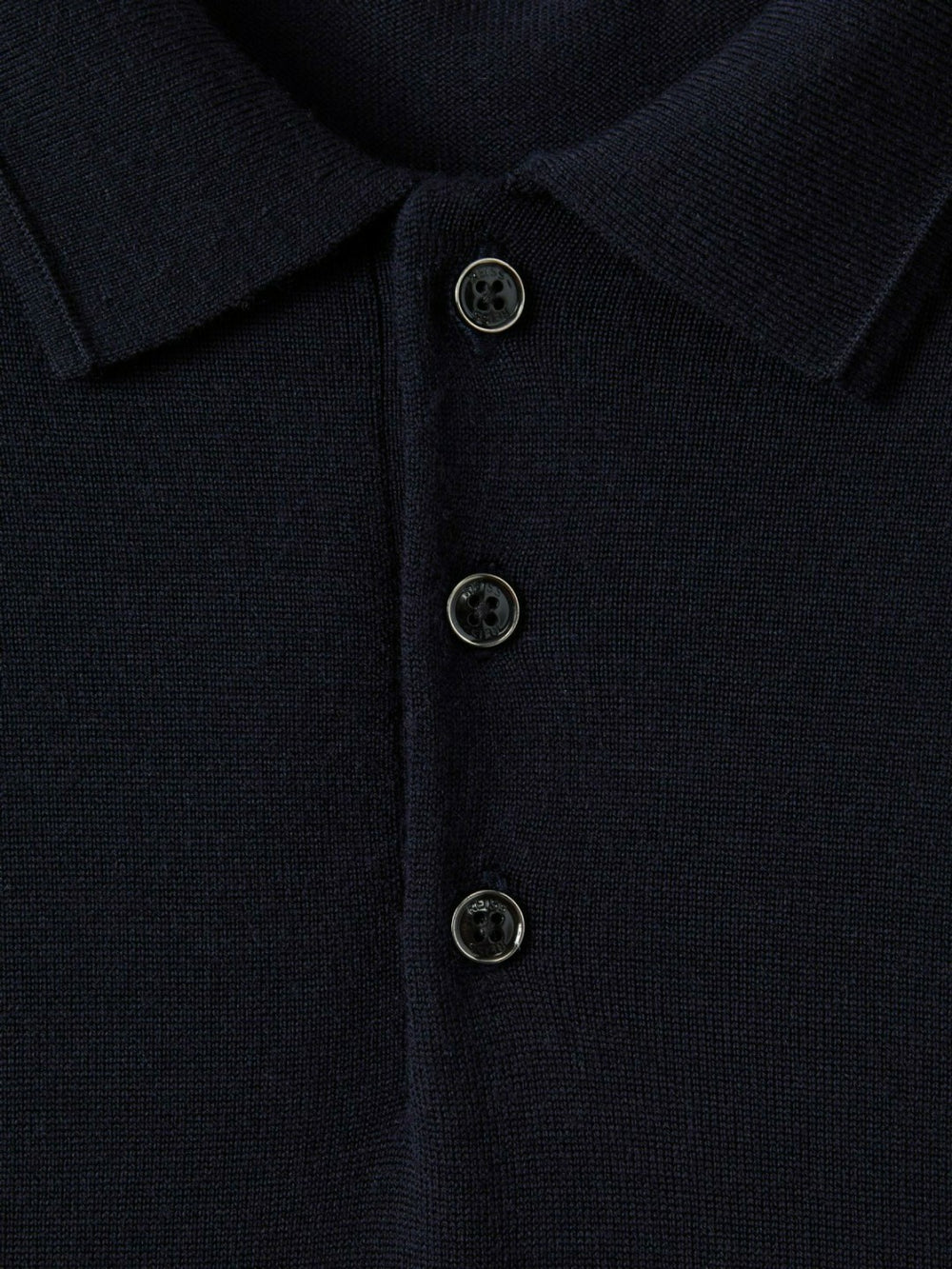 Reiss | Merino Wool Polo Shirt in Navy