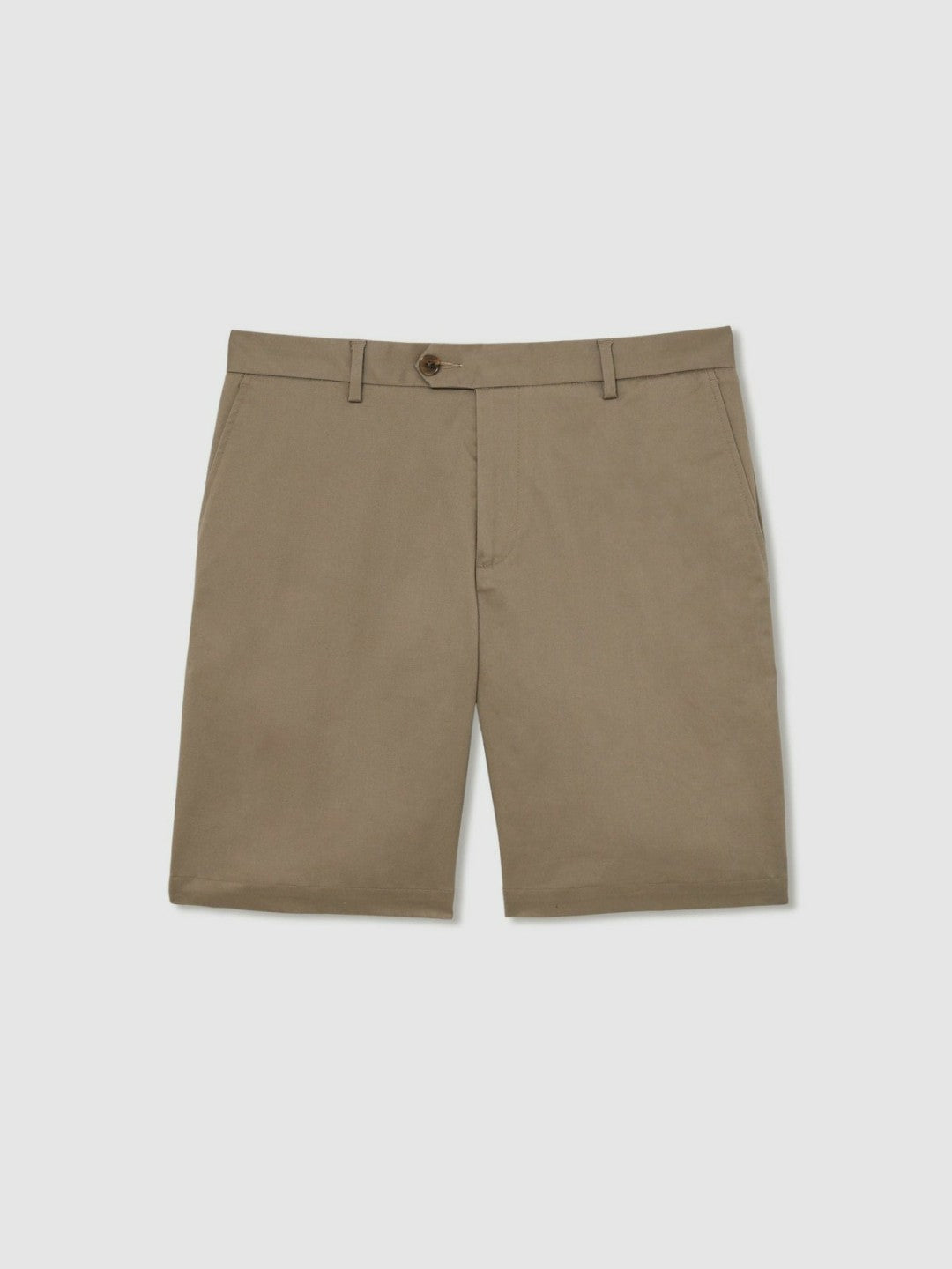 Reiss | Oe Hampton Cotton Chino Shorts with Stretch in Taupe
