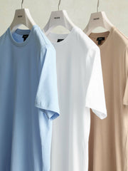 Reiss | Cotton-Jersey Crew-Neck T-shirts 3 Pack in Neutral