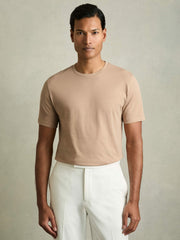 Reiss | Cotton-Jersey Crew-Neck T-shirts 3 Pack in Neutral