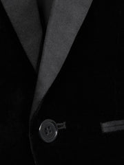 Reiss | 9-14 yrs Single Breasted Velvet Blazer in Black