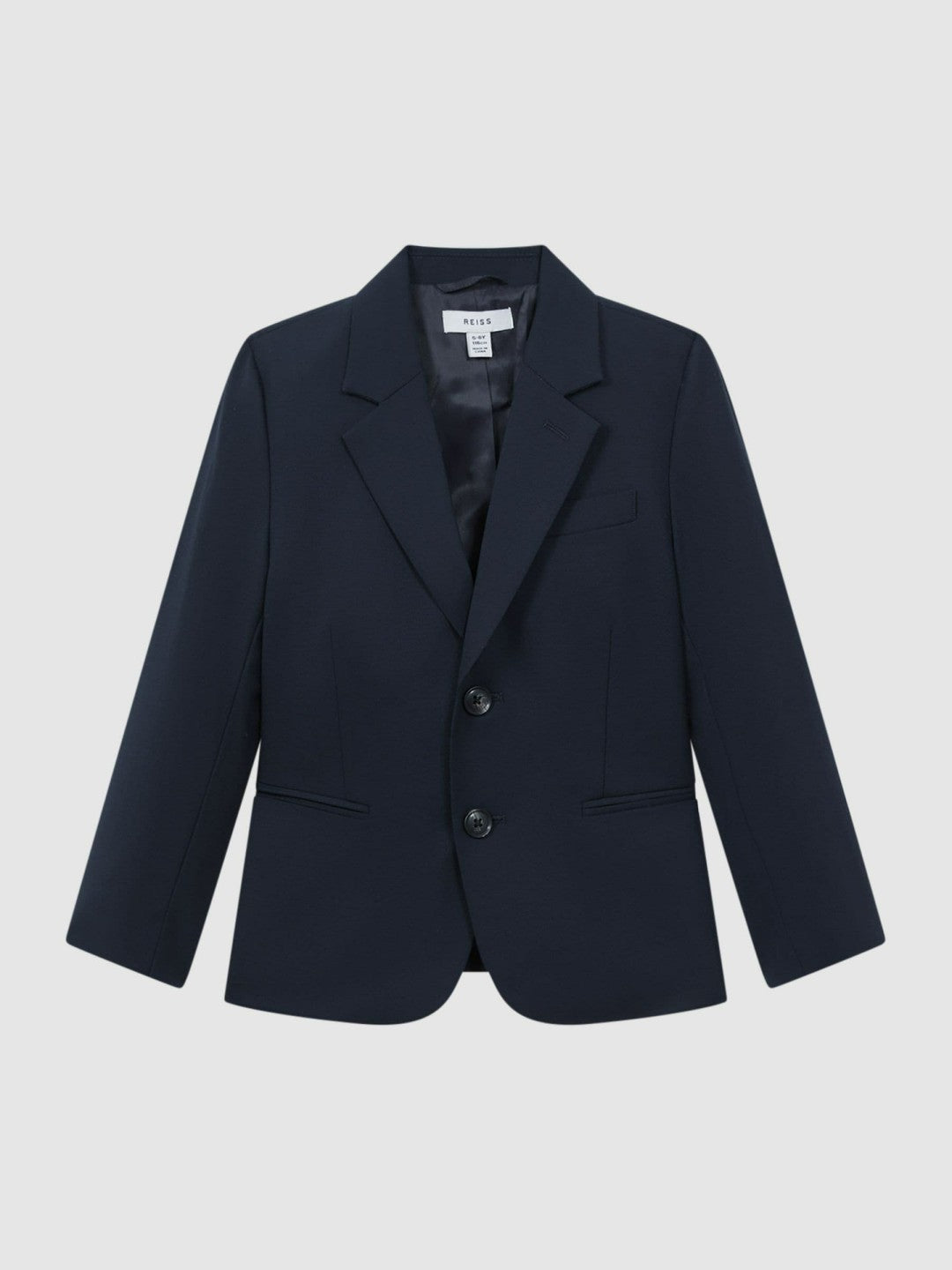 Reiss | 9-14 yrs Wool Blend Single Breasted Blazer in Navy