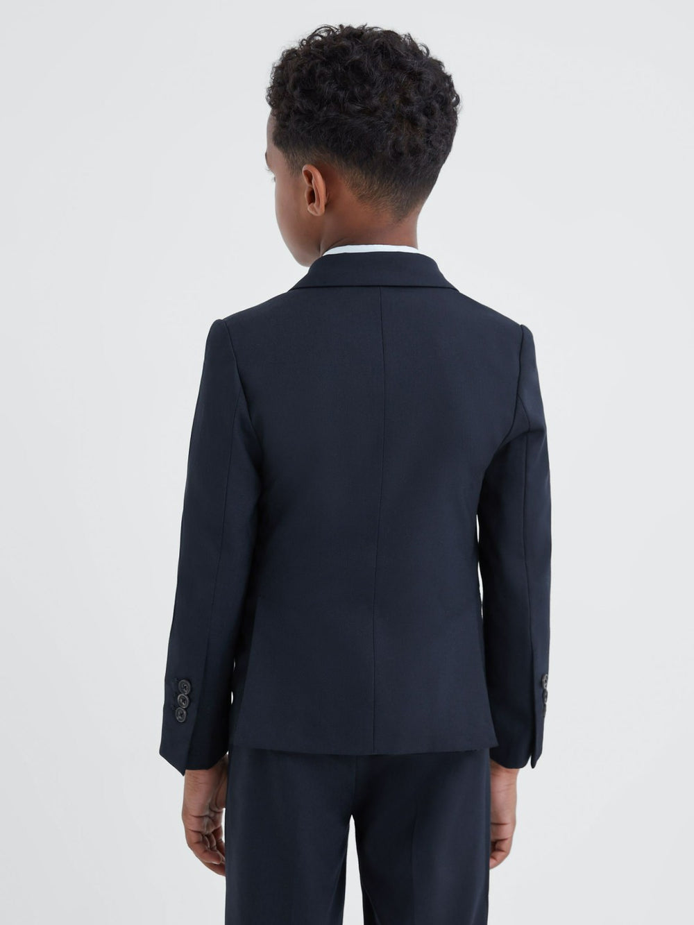 Reiss | 9-14 yrs Wool Blend Single Breasted Blazer in Navy