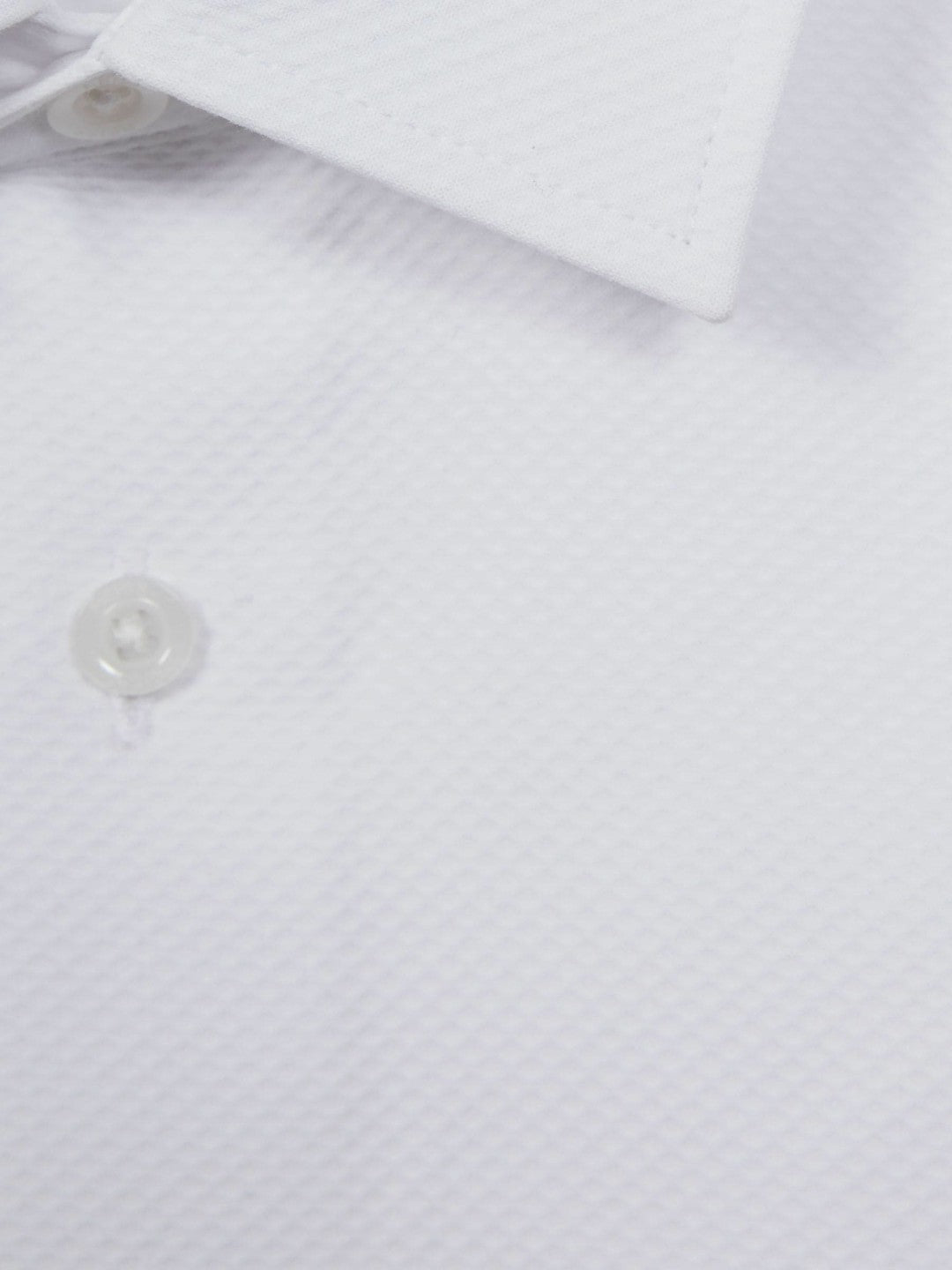 Reiss | 9-14 yrs Slim Fit Textured Bib Dinner Shirt in White