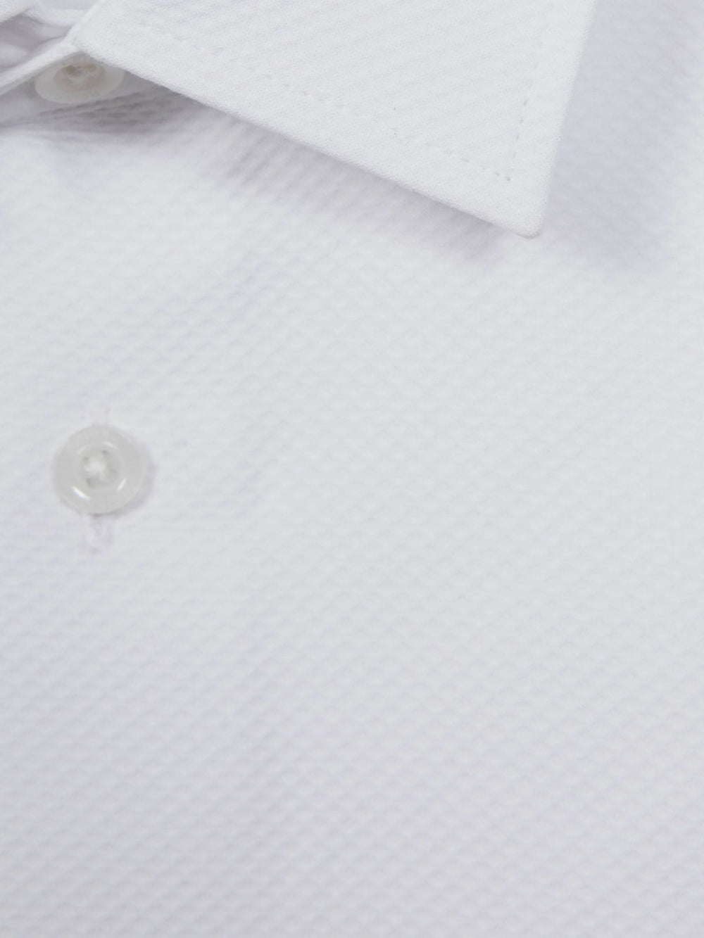 Reiss | 9-14 yrs Slim Fit Textured Bib Dinner Shirt in White
