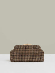 Reiss | Embellished Clutch Bag in Gold