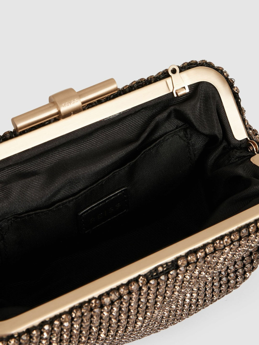 Reiss | Embellished Clutch Bag in Gold
