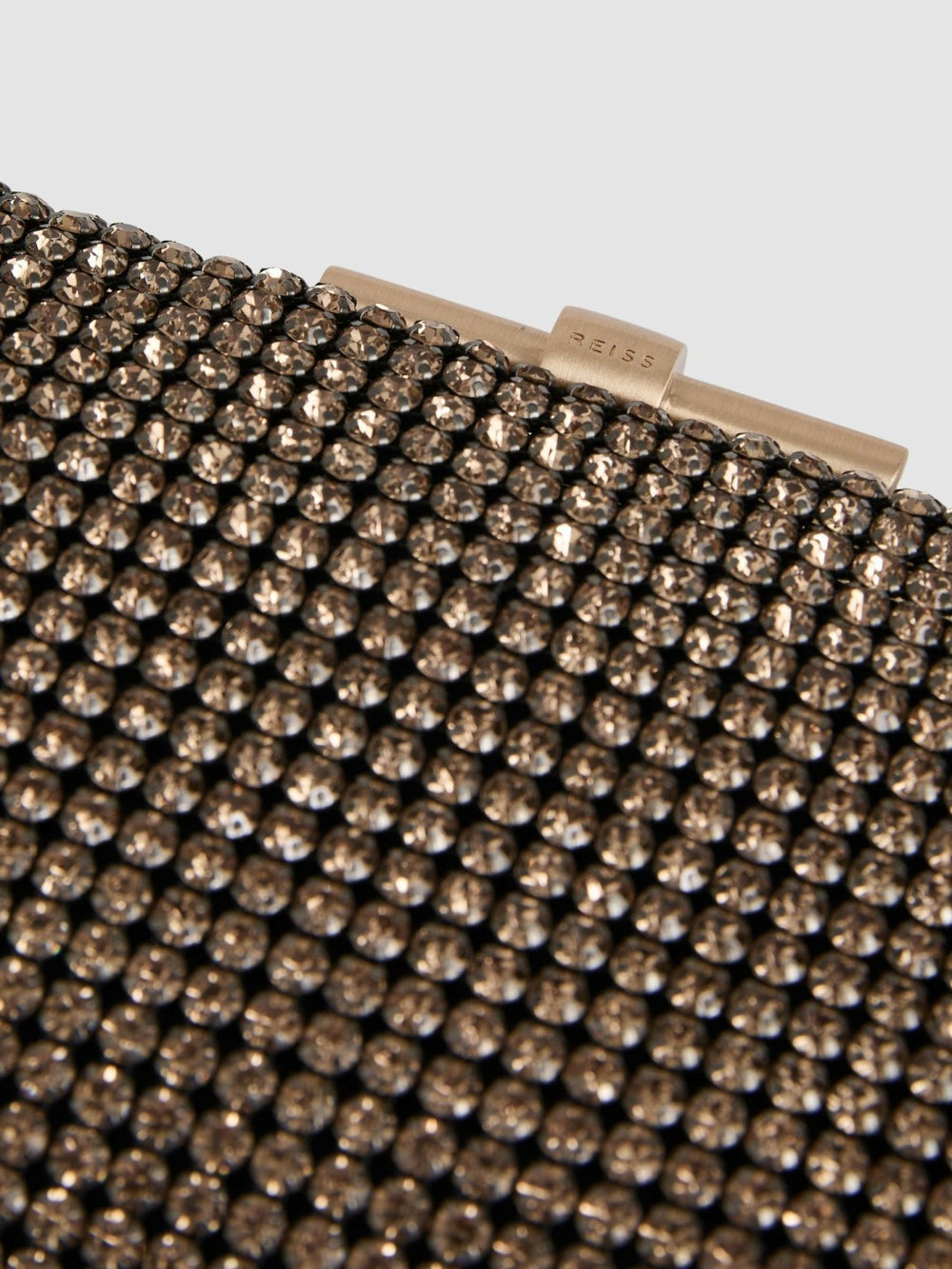 Reiss | Embellished Clutch Bag in Gold