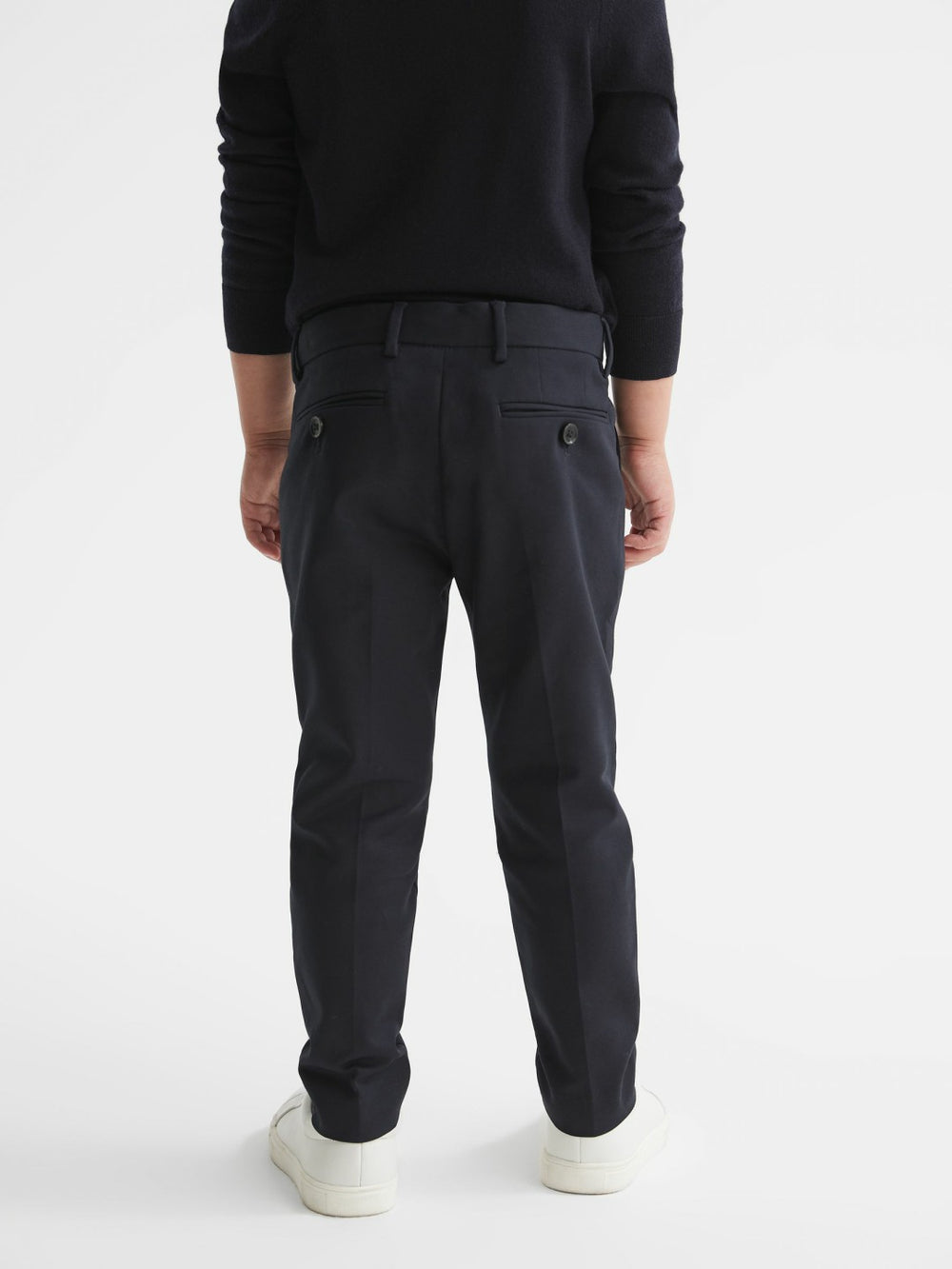 Reiss | 9-14 yrs Slim Fit Chinos in Navy