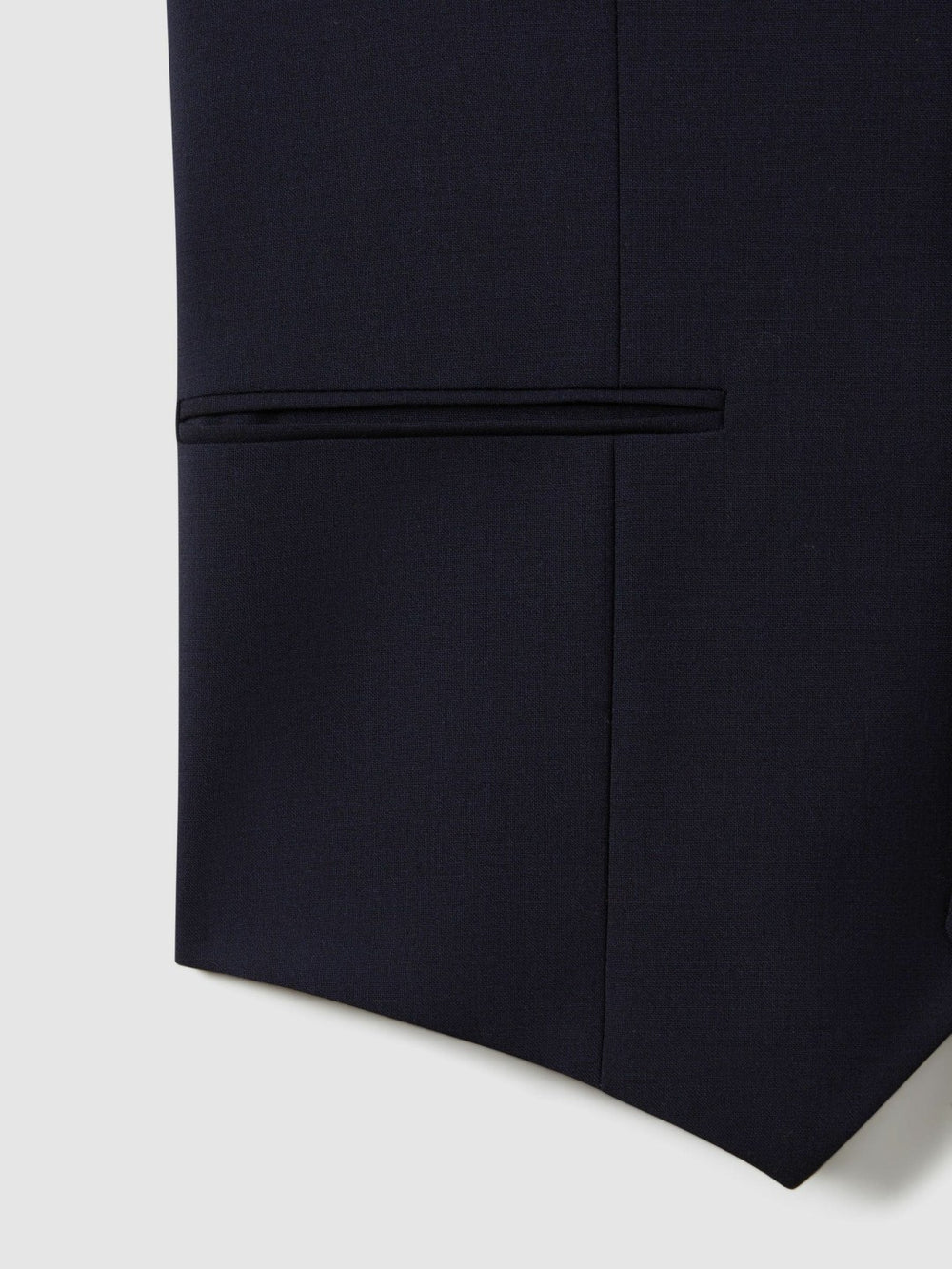 Reiss | Modern Fit Wool Blend Waistcoat in Navy