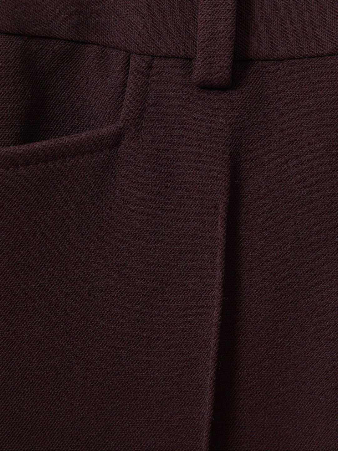 Reiss | Flared Suit Trousers in Berry