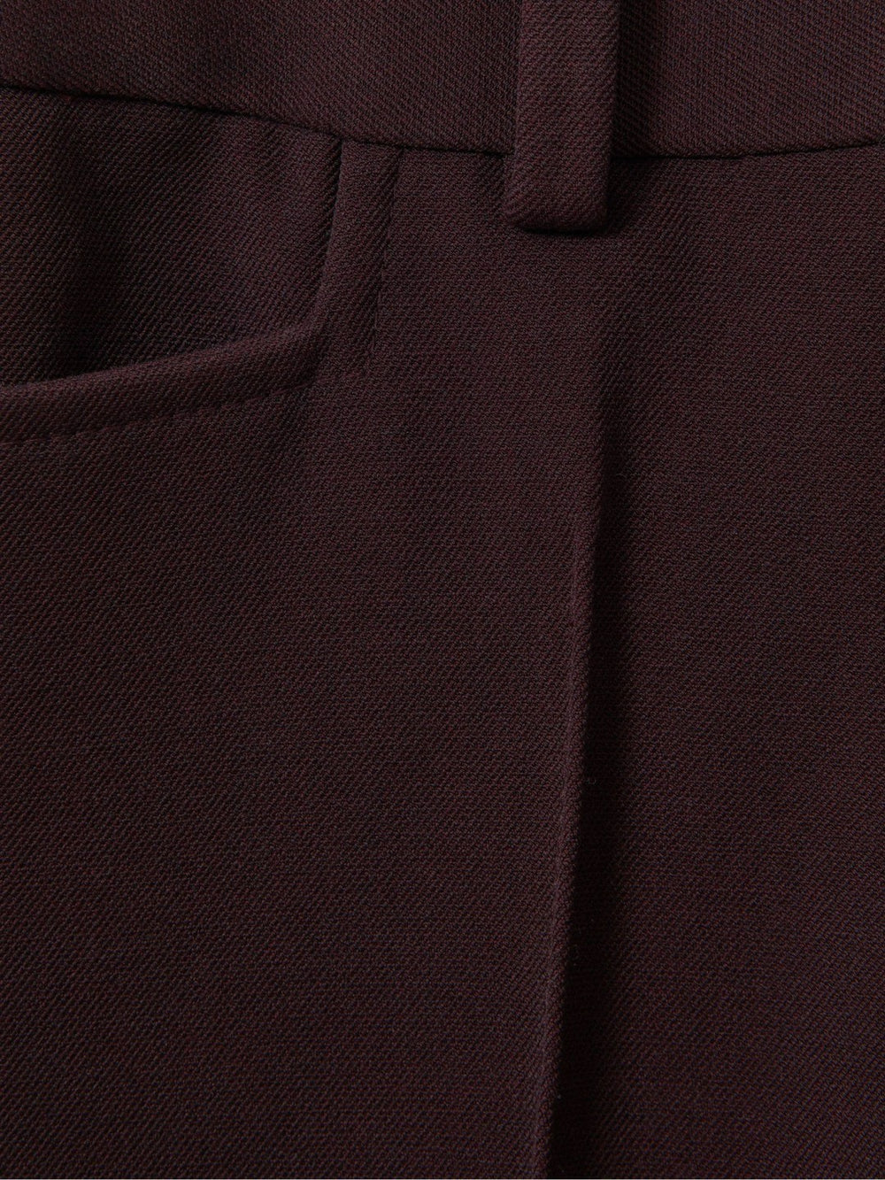 Reiss | Flared Suit Trousers in Berry
