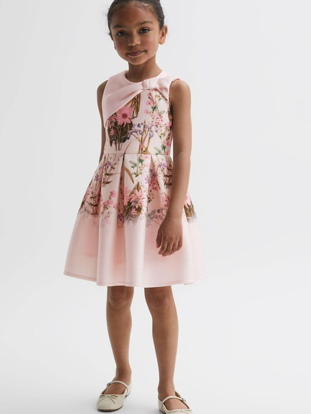 Reiss | Senior Scuba Floral Printed Dress in Multi