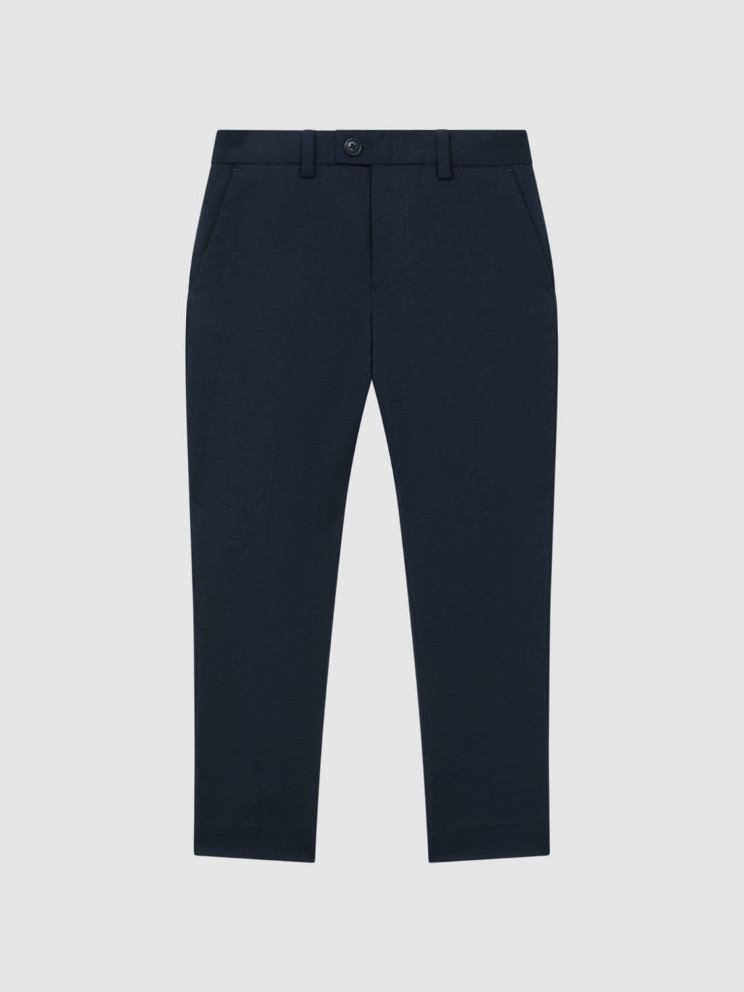 Reiss | 9-14 yrs Wool Blend Adjustable Trousers in Navy