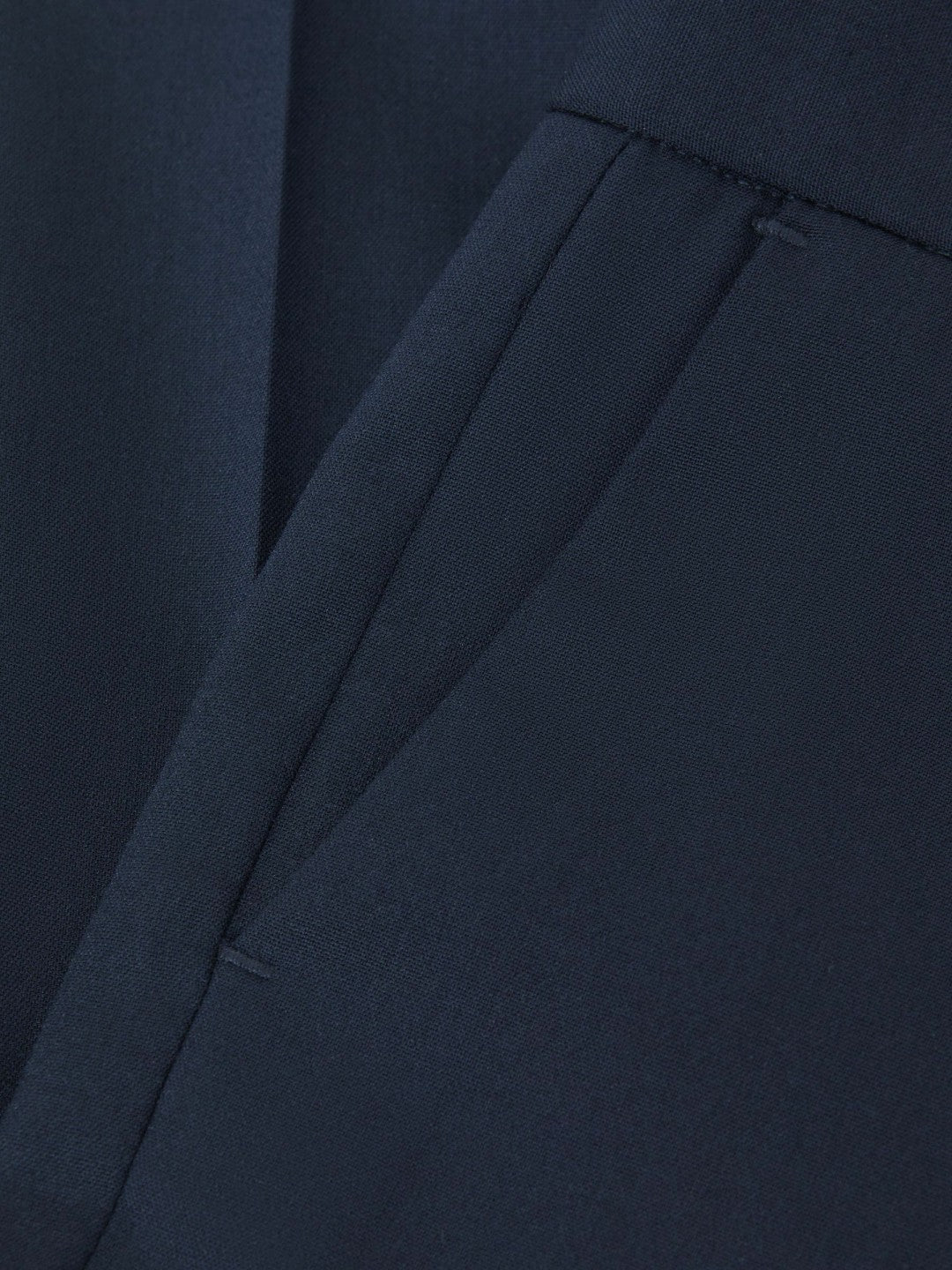 Reiss | 9-14 yrs Wool Blend Adjustable Trousers in Navy
