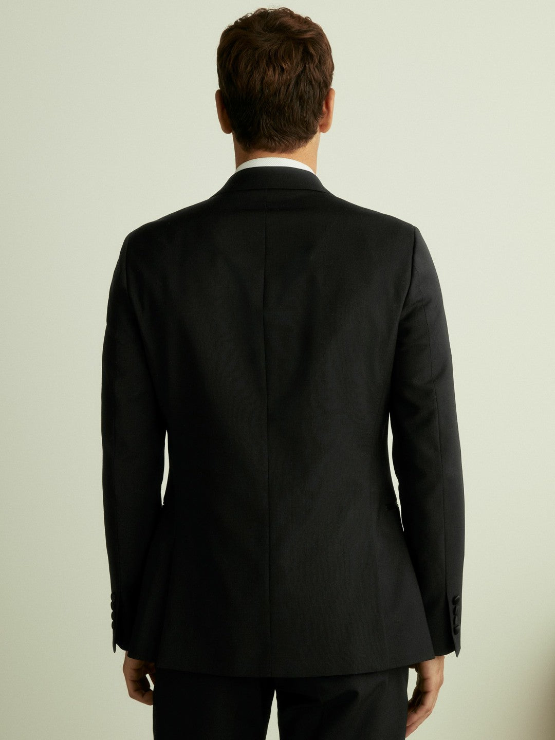 Reiss | Double Breasted Tuxedo Slim Fit Jacket in Black