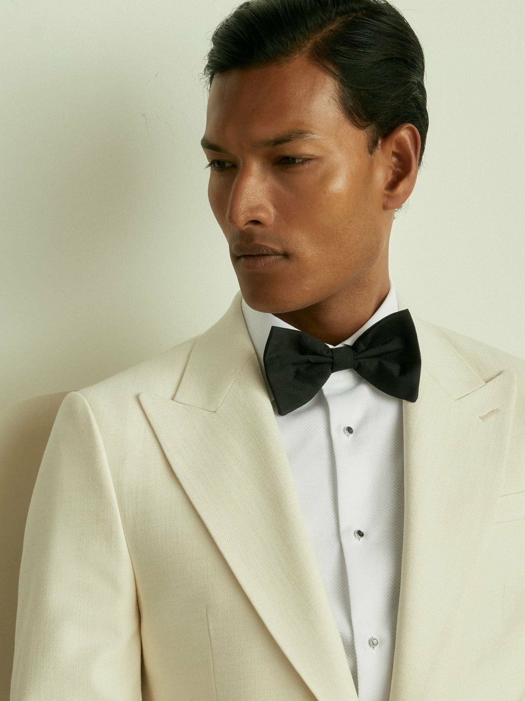 Reiss | Grosgrain Silk Bow Tie in Black