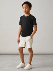 Reiss | 3-9 yrs Crew Neck T-Shirt in Black