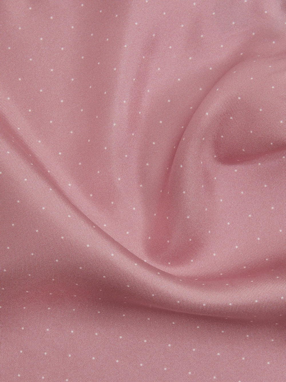 Reiss | Polka Dot Silk Pocket Square in Pink