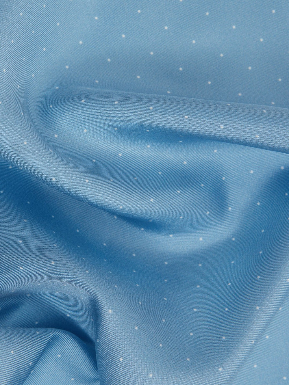 Reiss | Polka Dot Silk Pocket Square in Blue