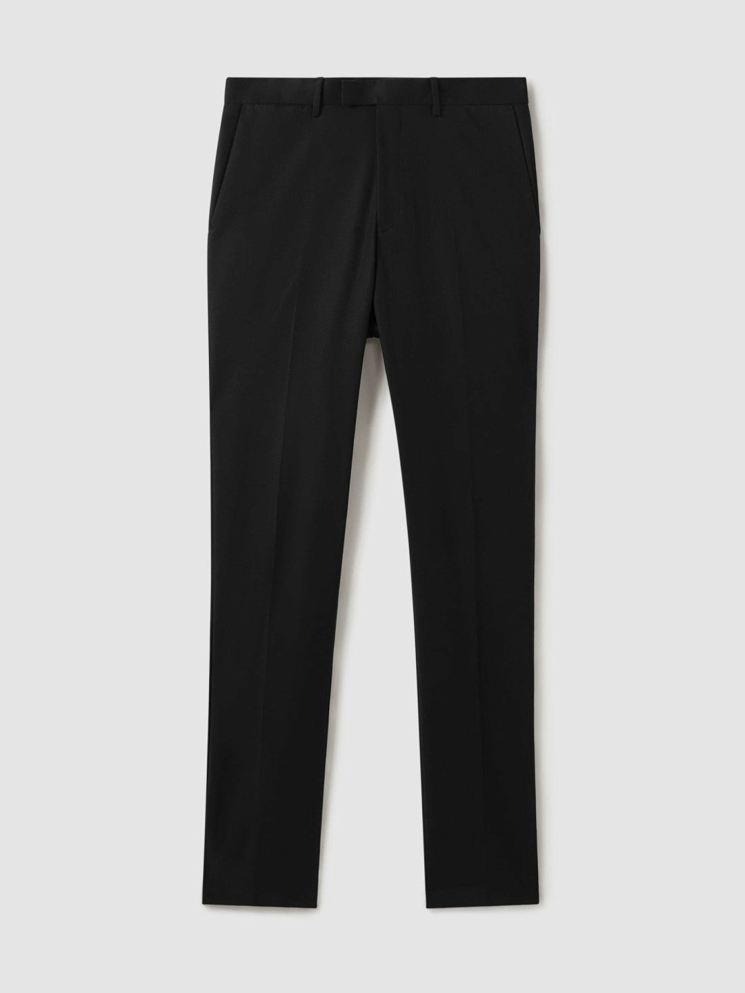 Reiss | Slim Fit Cotton Blend Chinos in Black