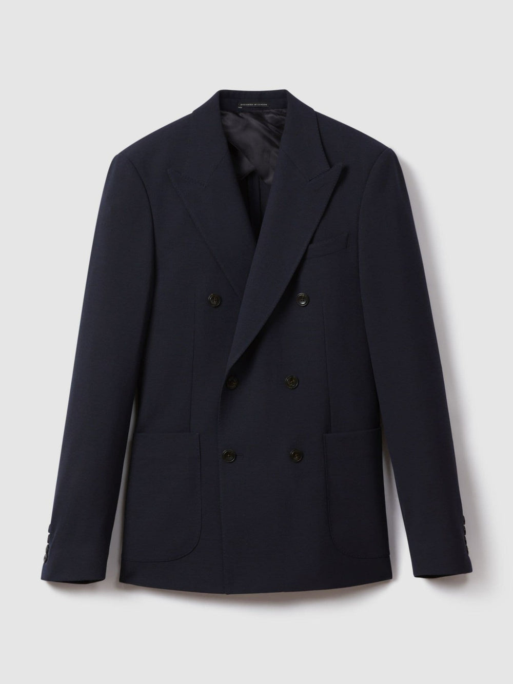 Reiss | Double Breasted Suit Blazer Slim Fit in Navy