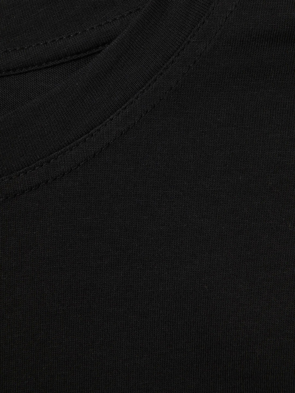 Reiss | Cotton Capped Sleeve T-Shirt in Black