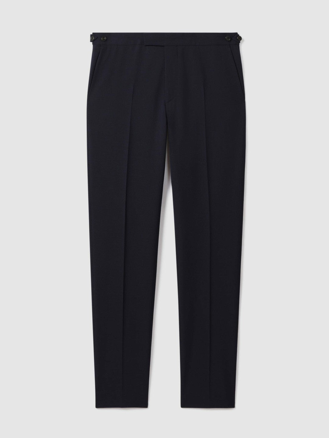 Reiss | Slim Fit Side Adjuster Trousers in Navy