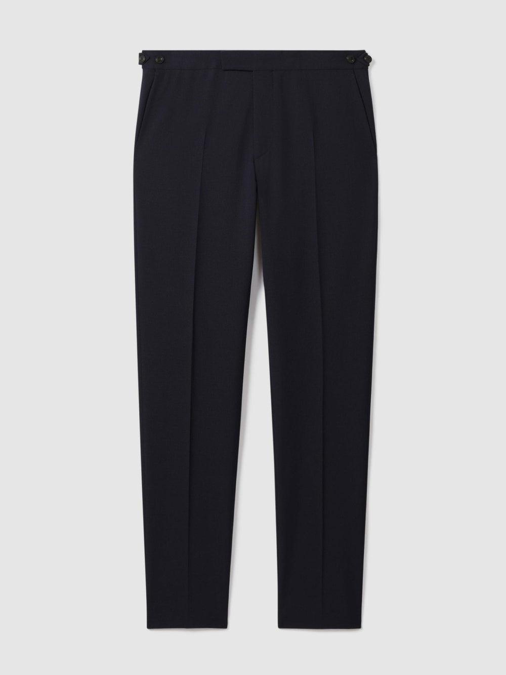 Reiss | Slim Fit Side Adjuster Trousers in Navy