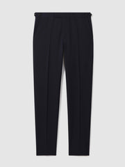 Reiss | Slim Fit Side Adjuster Trousers in Navy