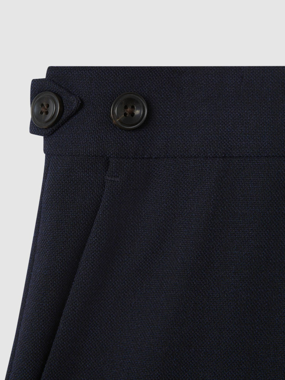 Reiss | Slim Fit Side Adjuster Trousers in Navy