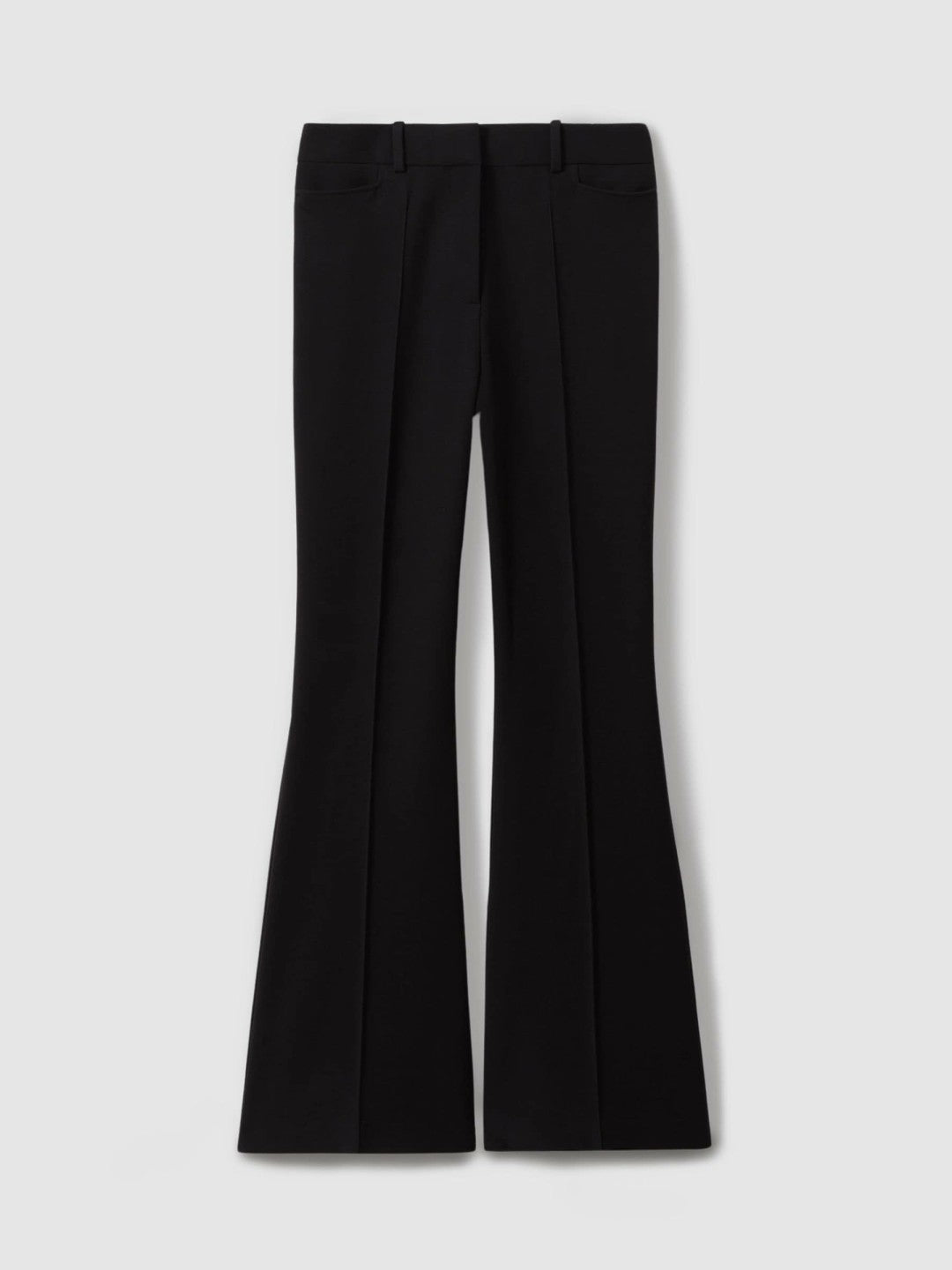 Reiss | Flared Suit Trousers in Black