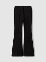 Reiss | Flared Suit Trousers in Black