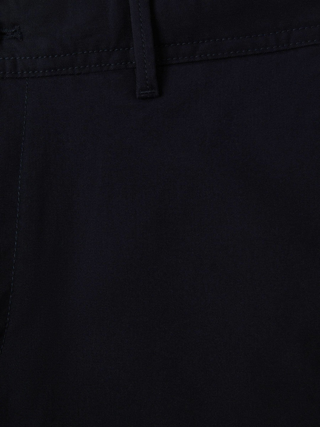 Reiss | Slim Fit Washed Cotton Blend Chinos in Navy