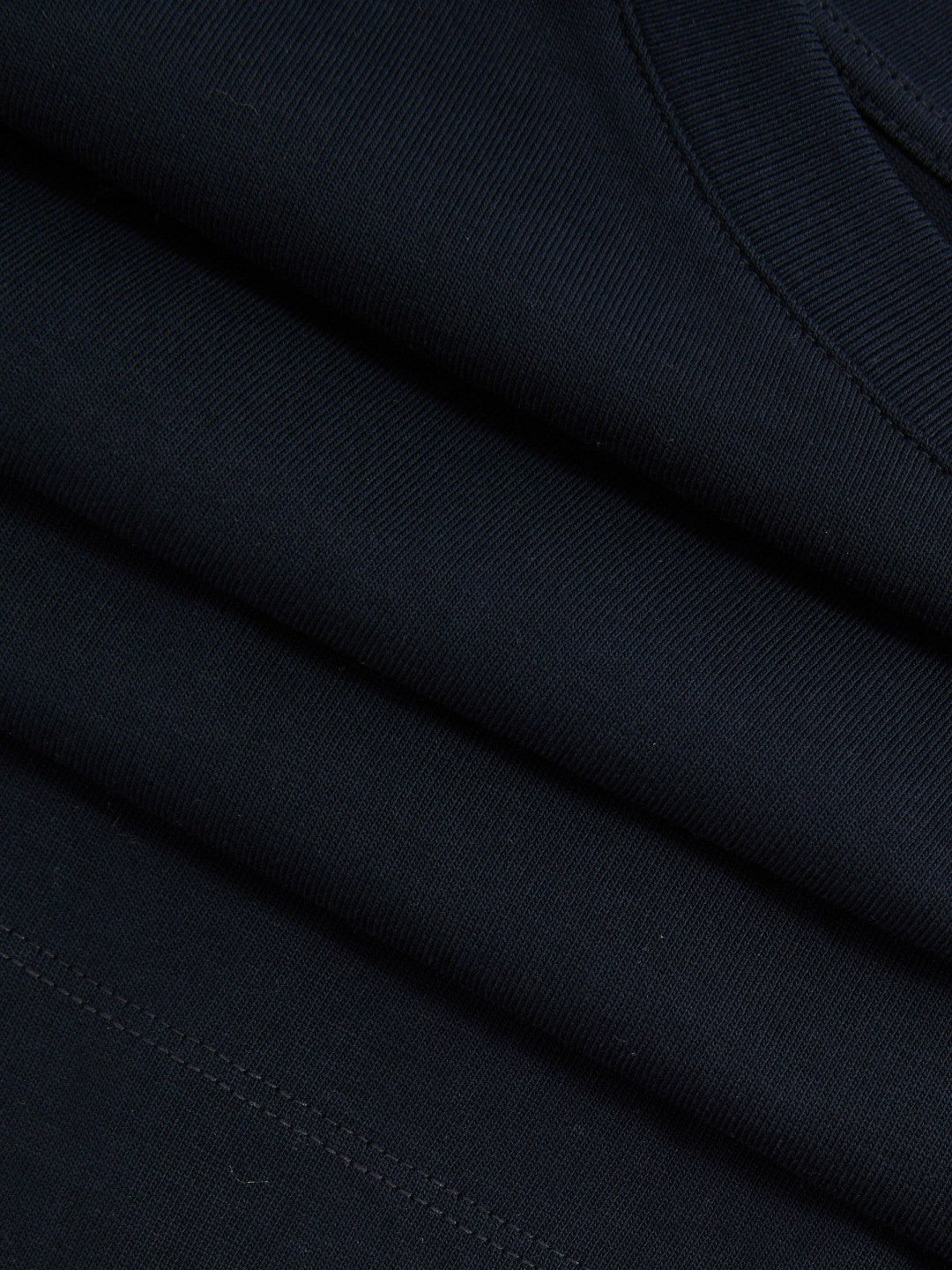 Reiss | Oversized Cotton Crew Neck T-Shirt in Navy