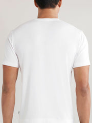 Reiss | CHÉ Studios Crew Neck T-Shirt with TENCEL™ Fibers in White