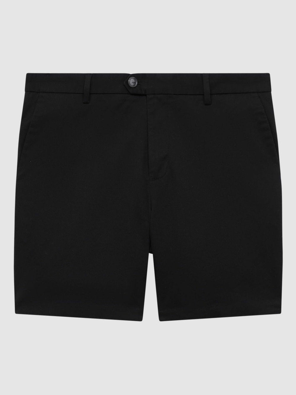 Reiss | Short Length Casual Chino Shorts in Black