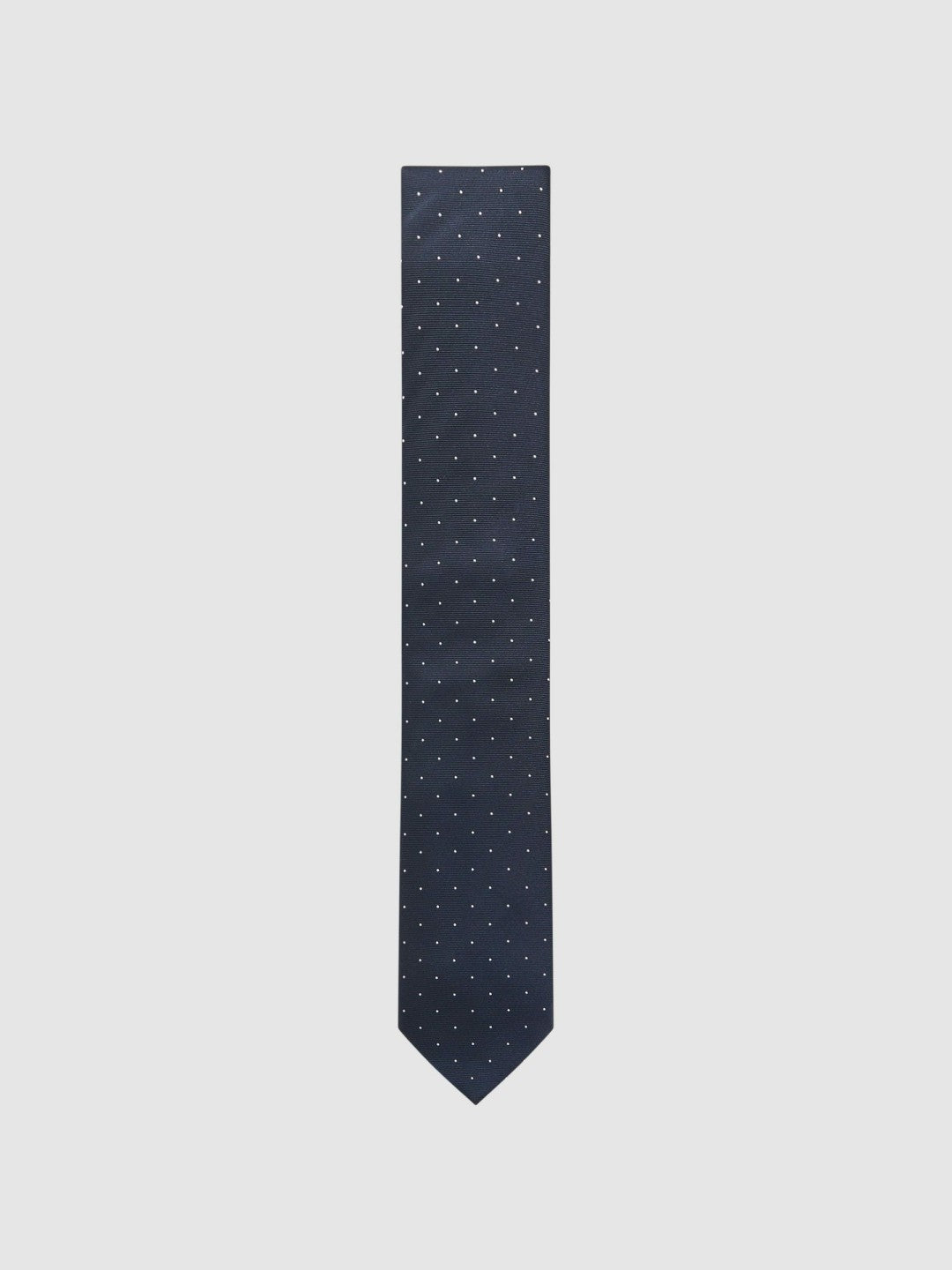 Reiss | Polka Dot Silk Tie in Navy
