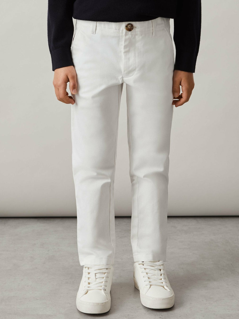 Reiss | 13-14 yrs Slim Fit Casual Chinos in White