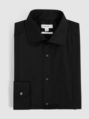 Reiss | Slim Fit Cotton Dinner Shirt in Black