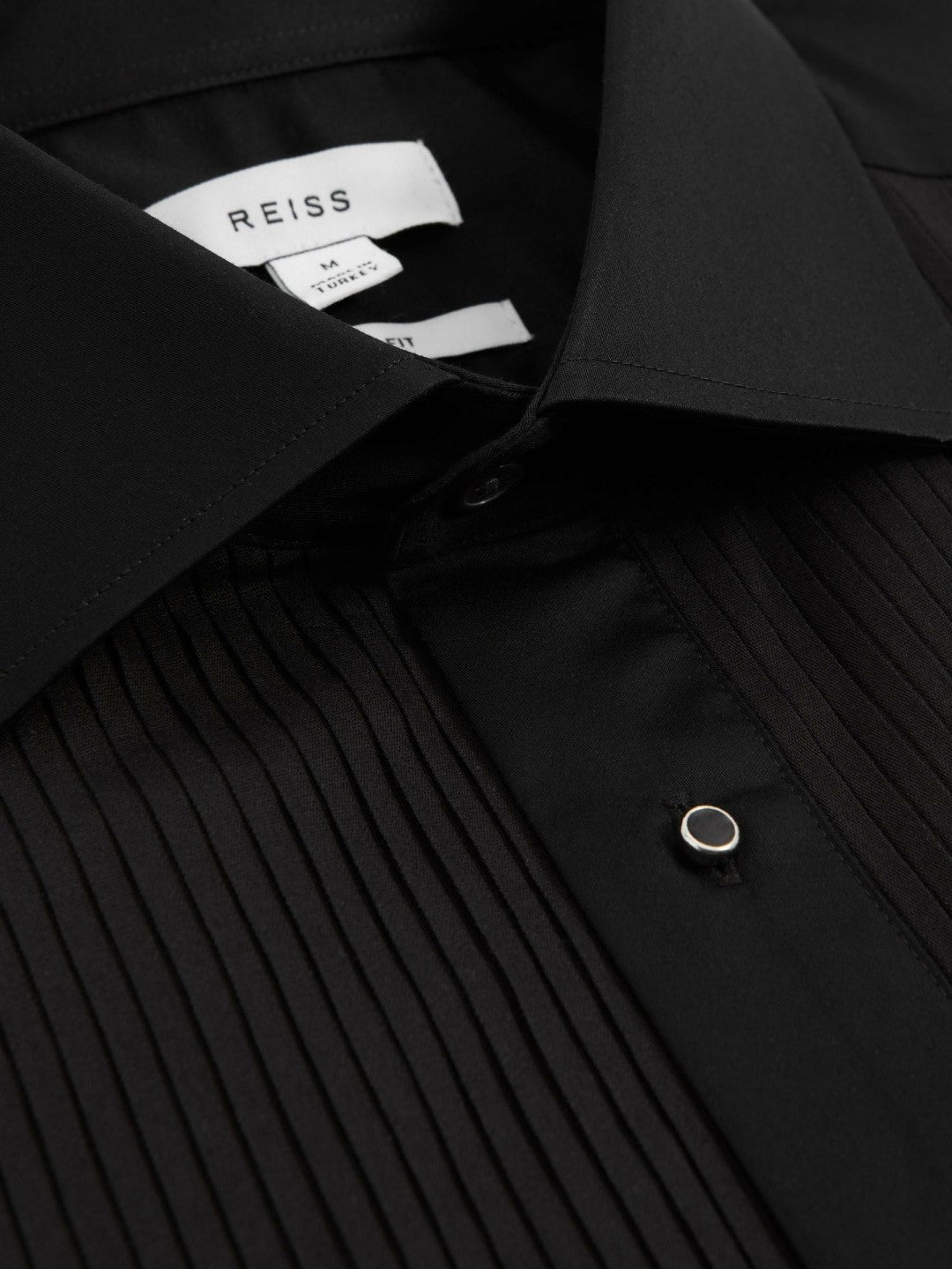 Reiss | Slim Fit Cotton Dinner Shirt in Black