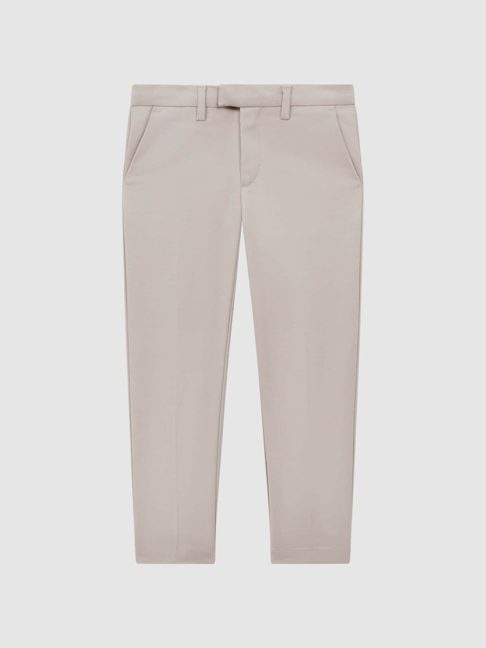 Reiss | 9-14 yrs Slim Fit Tapered Chinos in Stone