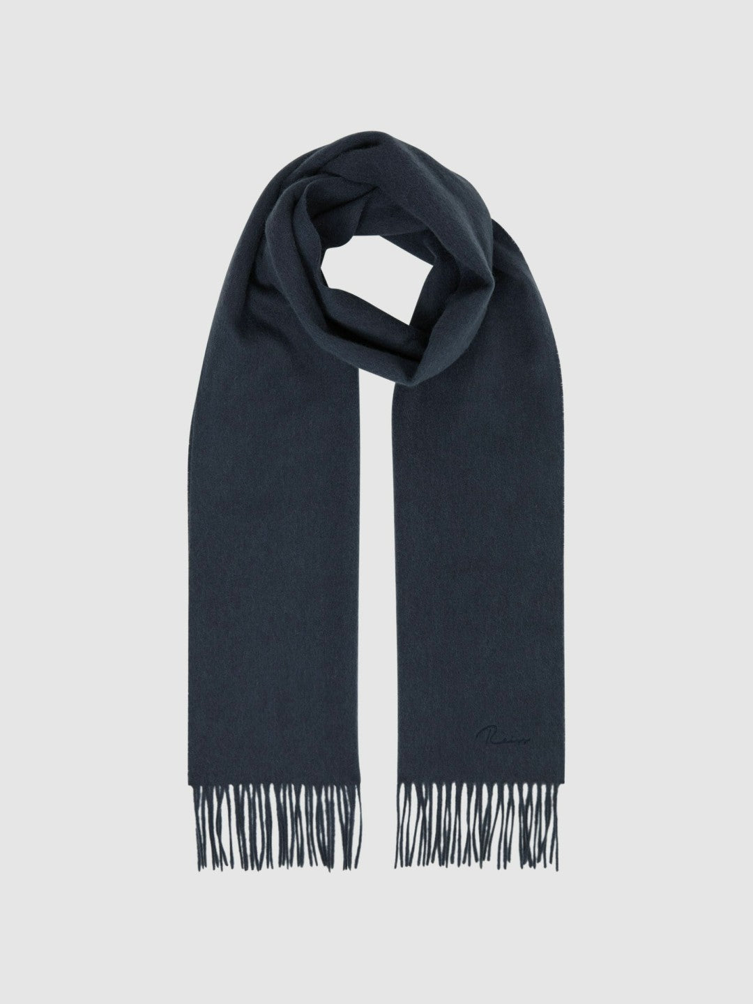 Reiss | Wool and Cashmere Scarf in Airforce Blue