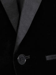 Reiss | 3-9 yrs Single Breasted Velvet Blazer in Black