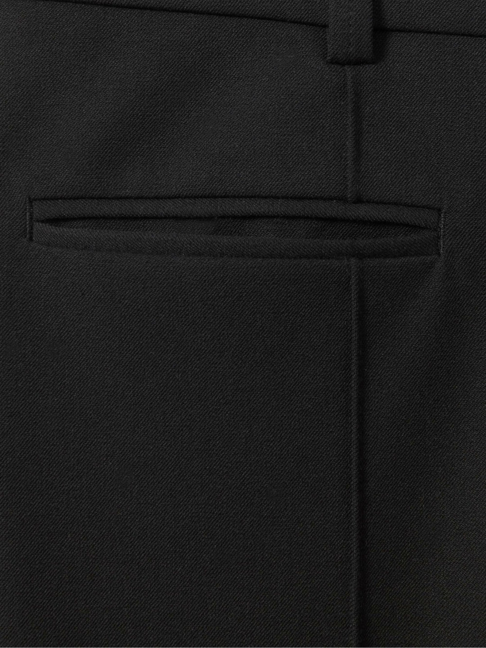 Reiss | Petite High Rise Flared Trousers in Black