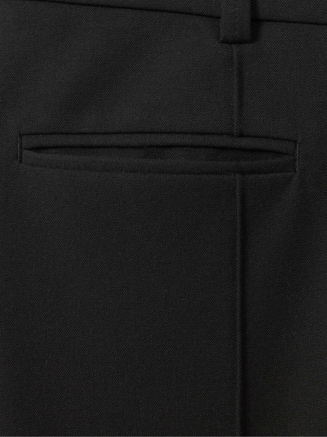 Reiss | High Rise Flared Trousers in Black