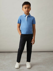 Reiss | 9-13 yrs Slim Fit Tapered Chinos in Navy